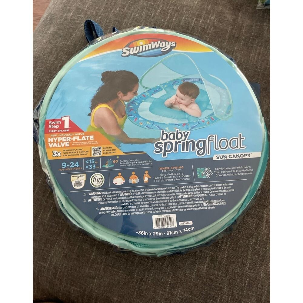 Swimways baby spring float‎ sun canopy